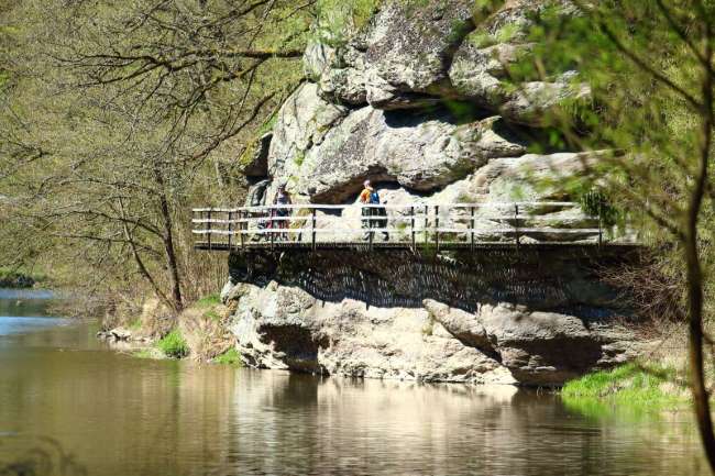 Lezení na skalách u Bechyně