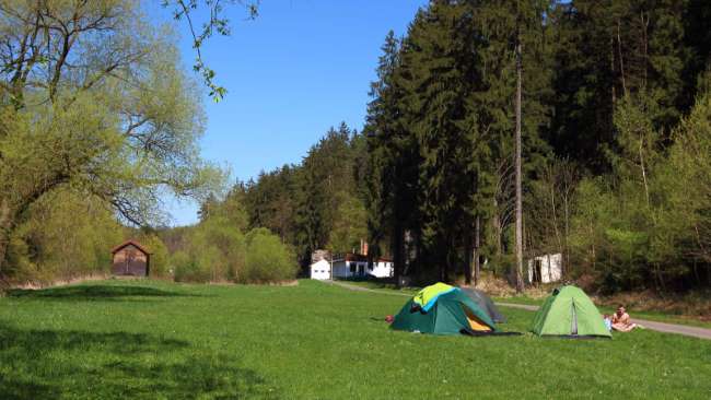 Lezení na skalách u Bechyně