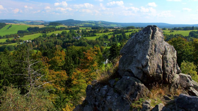 Lezení na Drátenické skále, Blatiny, Žďárské vrchy, Vysočina