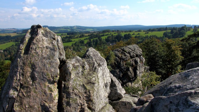 Lezení na Drátenické skále, Blatiny, Žďárské vrchy, Vysočina