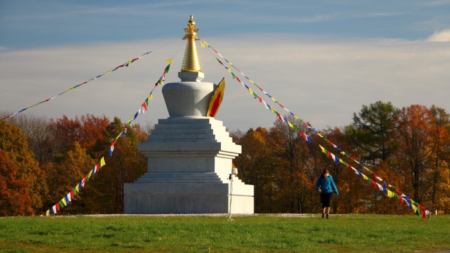 Padrťské rybníky, buddhistická stúpa Těnovice, Brdy
