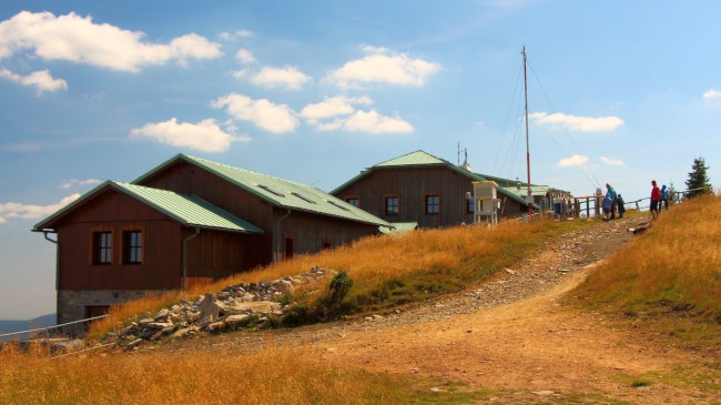 Lanovkou na horu Šerák ze sedla Ramzová, Hrubý Jeseník, CHKO Jeseníky