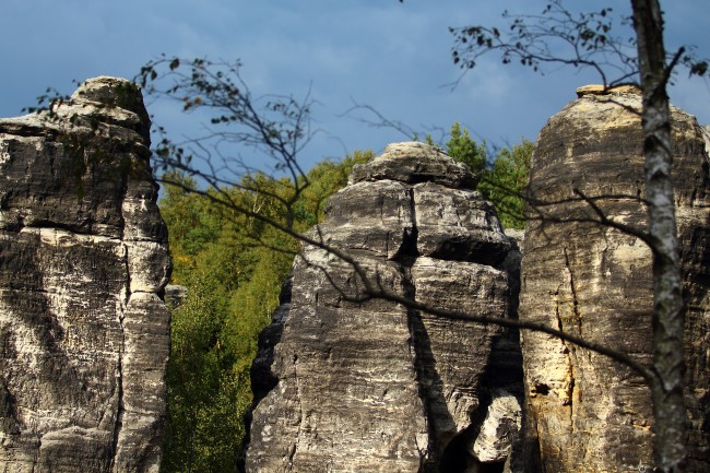 Výstup na Komáří věž, lezní na písku, Ostrov, Tisá