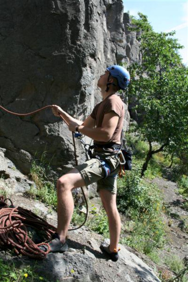 Polínko, lezení na skalách, Polínský vrch