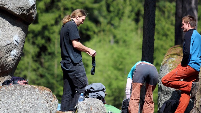 Sklárna Jih, Bouldering na žule, Západní čechy
