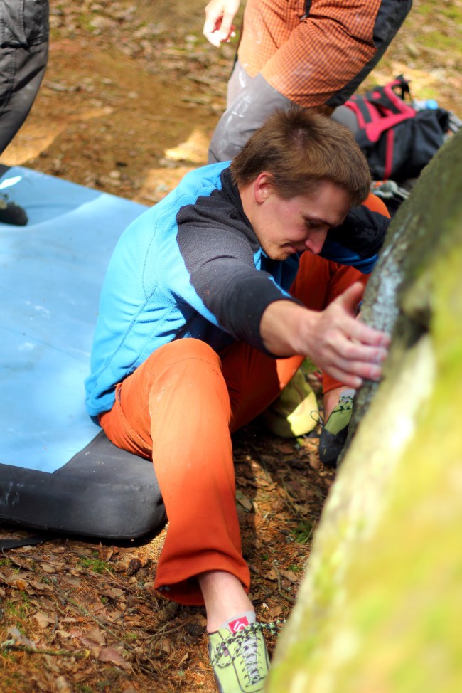 Sklárna Jih, Bouldering na žule, Západní čechy