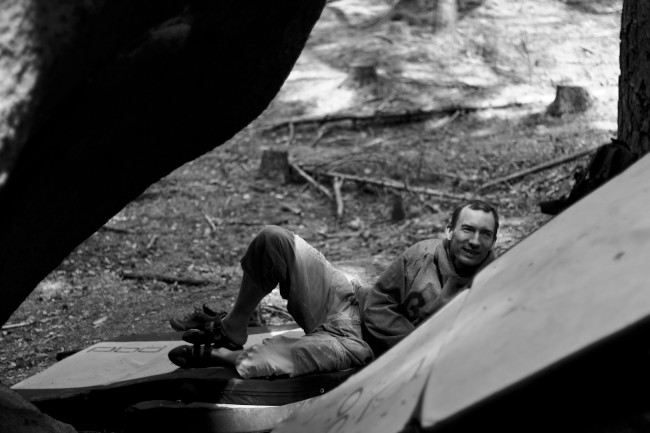Sklárna Jih, Bouldering na žule, Západní čechy