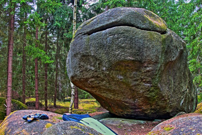 Sklárna Jih, Bouldering na žule, Západní čechy