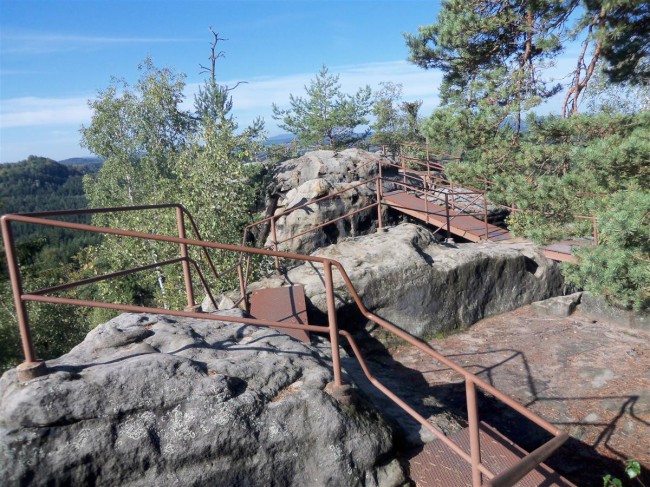 Loupežnický skalní hrad Šaunštejn, Vysoká Lípa, Českosaské Švýcarsko