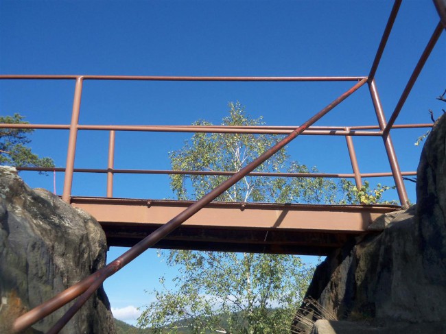 Loupežnický skalní hrad Šaunštejn, Vysoká Lípa, Českosaské Švýcarsko