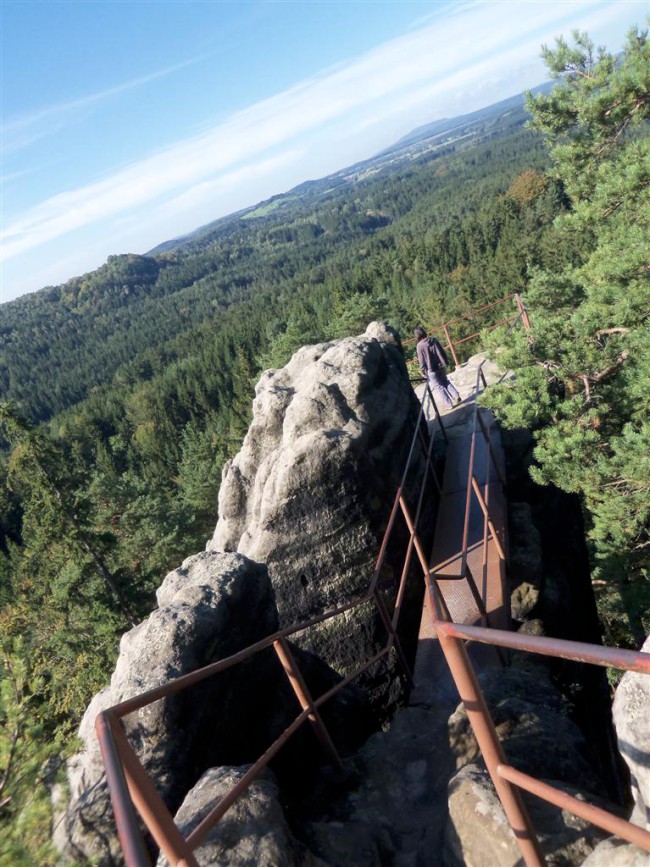 Loupežnický skalní hrad Šaunštejn, Vysoká Lípa, Českosaské Švýcarsko