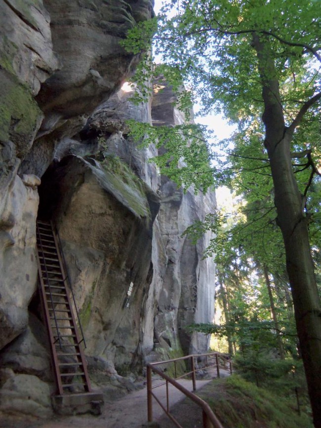 Loupežnický skalní hrad Šaunštejn, Vysoká Lípa, Českosaské Švýcarsko