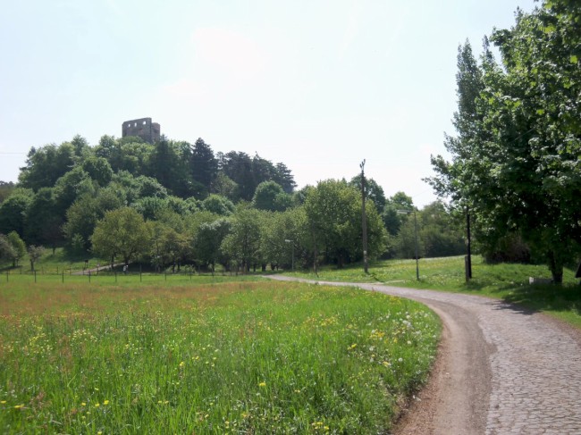 Zřícenina středověkého hradu Valečov, skalní město, Boseň, Český ráj