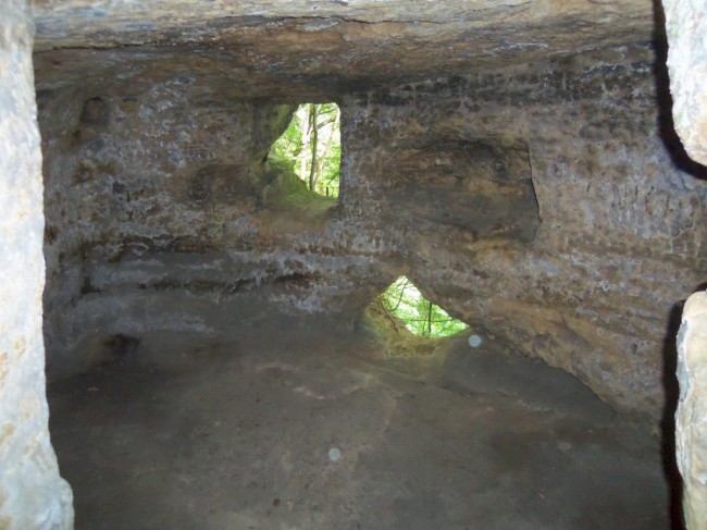 Zřícenina středověkého hradu Valečov, skalní město, Boseň, Český ráj