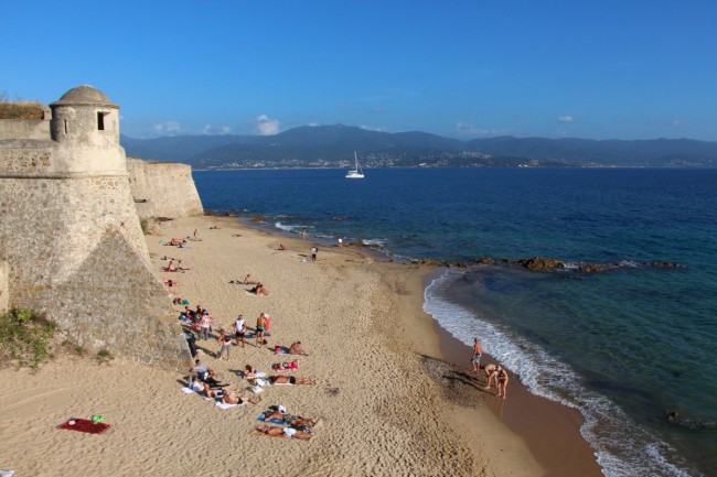 Ajaccio, západní pobřeží, Corse-du-Sud, Korsika, Francie