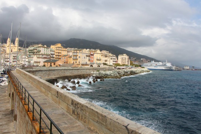 Bastia, odjezd trajektem do Livorna, Cap Corse, Korsika, Francie