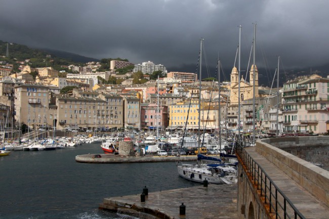 Bastia, odjezd trajektem do Livorna, Cap Corse, Korsika, Francie