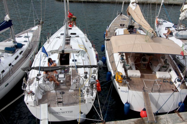 Bastia, odjezd trajektem do Livorna, Cap Corse, Korsika, Francie