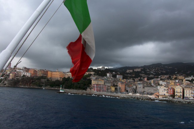 Bastia, odjezd trajektem do Livorna, Cap Corse, Korsika, Francie