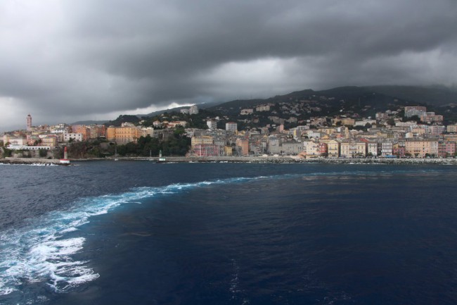 Bastia, odjezd trajektem do Livorna, Cap Corse, Korsika, Francie