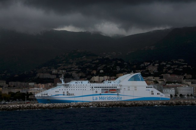 Bastia, odjezd trajektem do Livorna, Cap Corse, Korsika, Francie