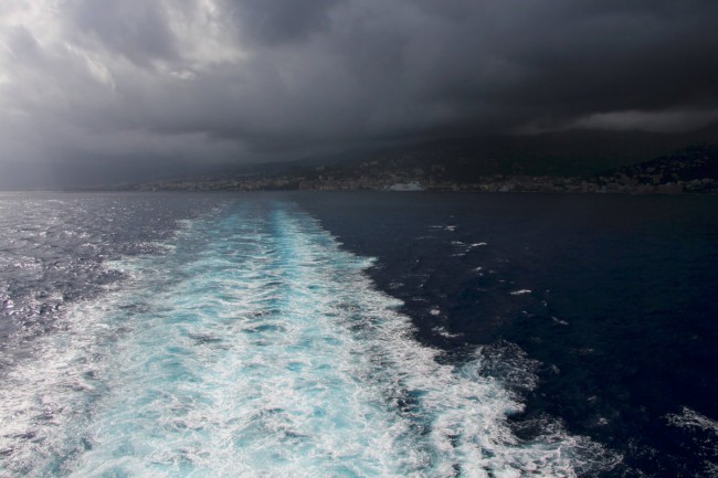 Bastia, odjezd trajektem do Livorna, Cap Corse, Korsika, Francie