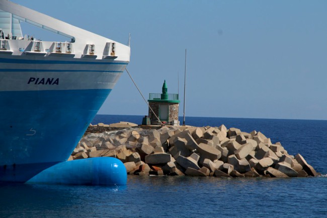 Bastia, příjezd trajektem z Livorna, Cap Corse, Korsika, Francie