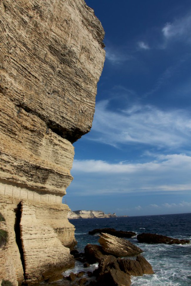Bonifacio, Aragonovi schody, Korsika, Francie