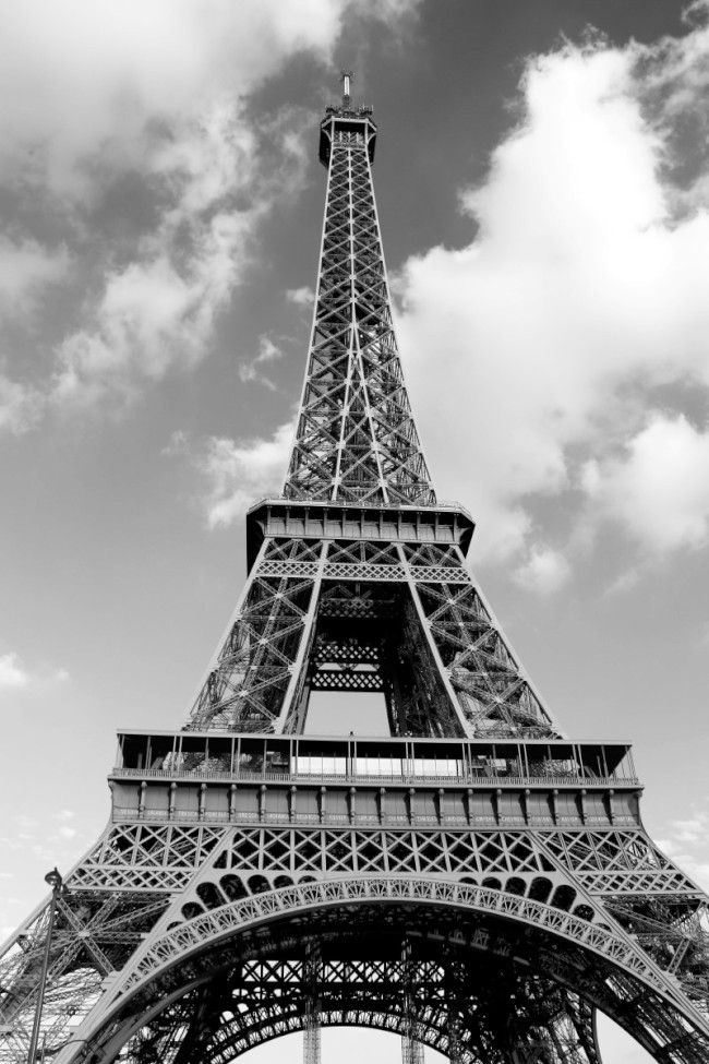 Výstup na Eiffelovu věž, Champ de Mars, Paříž, Francie