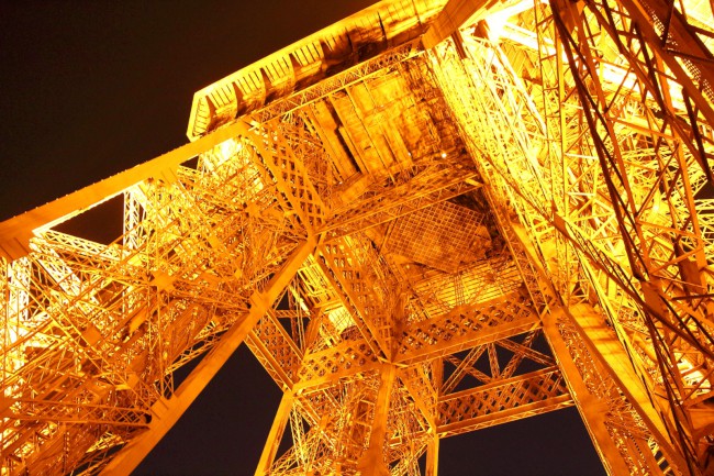 Výstup na Eiffelovu věž, Champ de Mars, Paříž, Francie