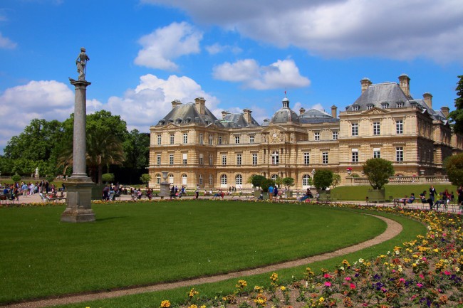 Lucemburská zahrada, Lucemburský palác, Paříž, Francie