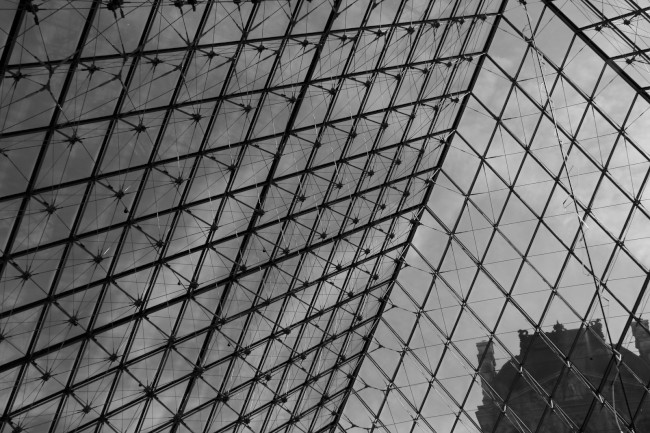 Muzeum Louvre, Tuilerijské zahrady, Paříž, Francie