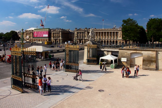 Muzeum Louvre, Tuilerijské zahrady, Paříž, Francie