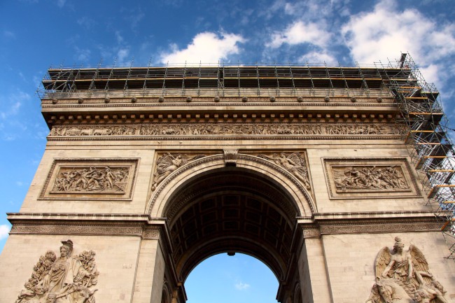 Vítězný oblouk, Avenue des Champs-Élysées, Paříž, Francie