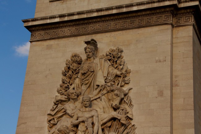 Vítězný oblouk, Avenue des Champs-Élysées, Paříž, Francie