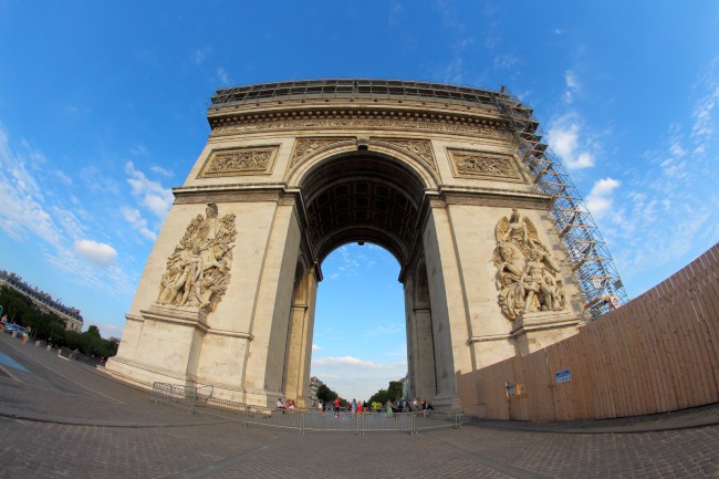 Vítězný oblouk, Avenue des Champs-Élysées, Paříž, Francie