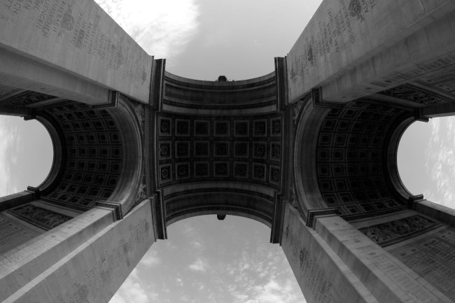 Vítězný oblouk, Avenue des Champs-Élysées, Paříž, Francie