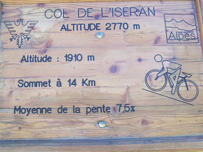 Přejezd průsmyku Col de I'Iseran (2770 m), Route des Grandes Alpes, Francie