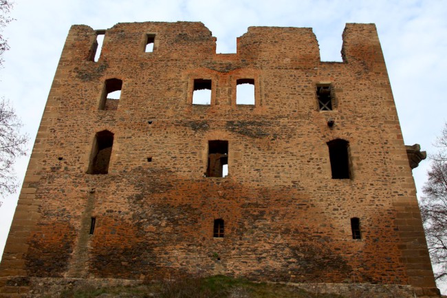 Zřícenina gotického hradu Krakovec, Křivoklátsko, Chráněná krajinná oblast 