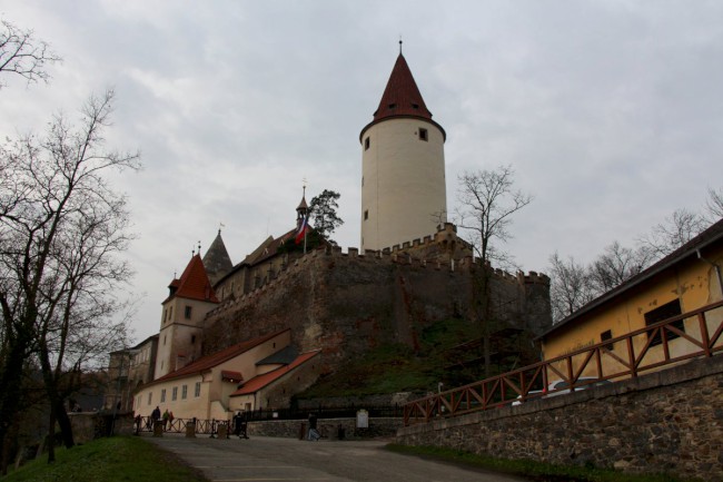 Hrad Křivoklát, gotický lovecký královský hrad, Křivoklátsko, Chráněná krajinná oblast 