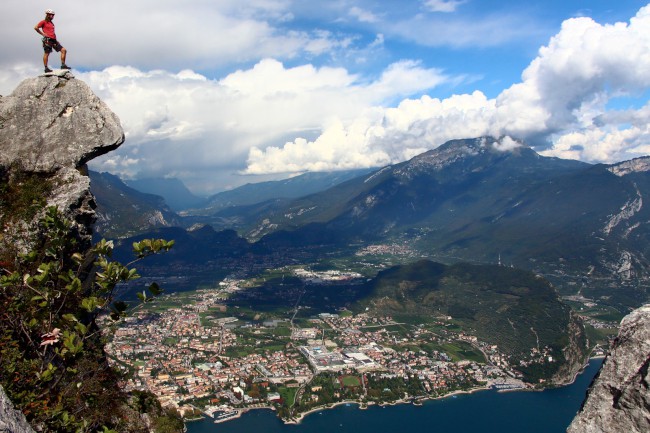 Výstup na horu Cima Capi, Lago di Garda, Itálie