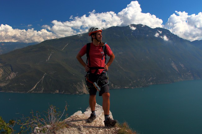 Výstup na horu Cima Capi, Lago di Garda, Itálie