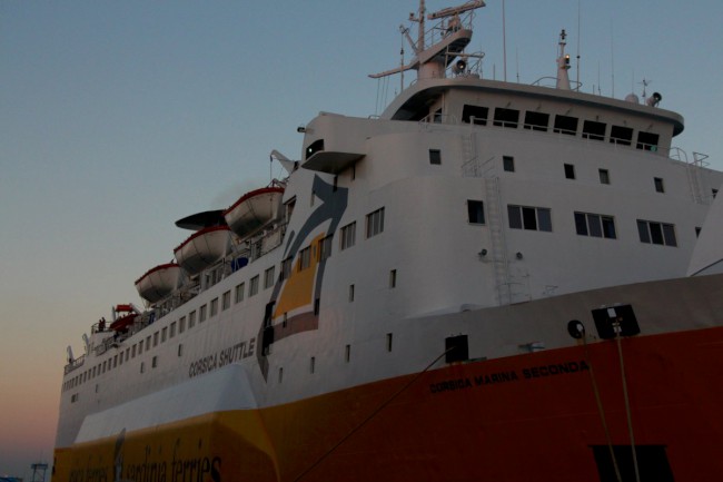 Livorno, trajekt na Korsiku, Toskánsko, Itálie, Korsika, Francie