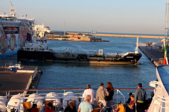 Livorno, trajekt na Korsiku, Toskánsko, Itálie, Korsika, Francie