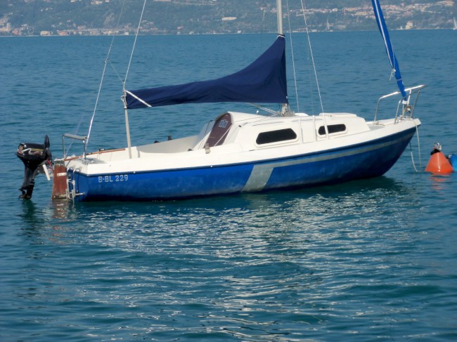 Malcesine, Castello Scaligero, jezero Lago di Garda, Severní Itálie