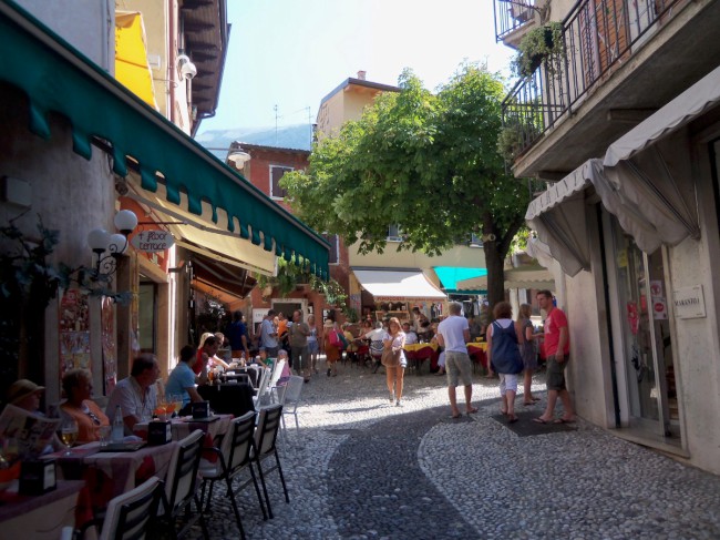 Malcesine, Castello Scaligero, jezero Lago di Garda, Severní Itálie