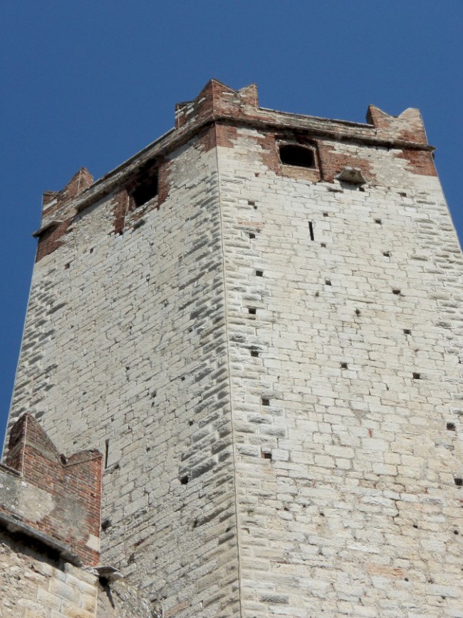Malcesine, Castello Scaligero, jezero Lago di Garda, Severní Itálie
