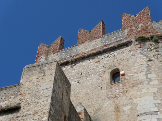 Malcesine, Castello Scaligero, jezero Lago di Garda, Severní Itálie