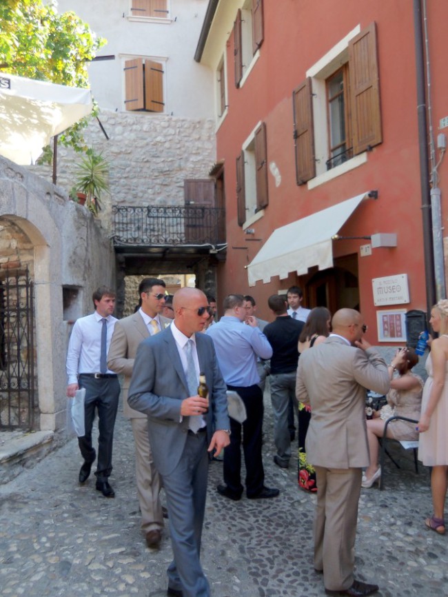Malcesine, Castello Scaligero, jezero Lago di Garda, Severní Itálie