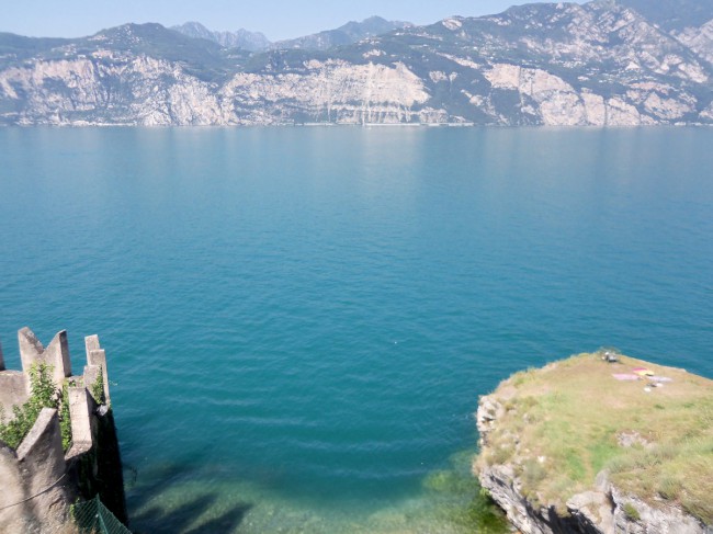 Malcesine, Castello Scaligero, jezero Lago di Garda, Severní Itálie